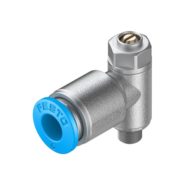 One-Way Flow Control Valve GRLA-M5-QS-6-D